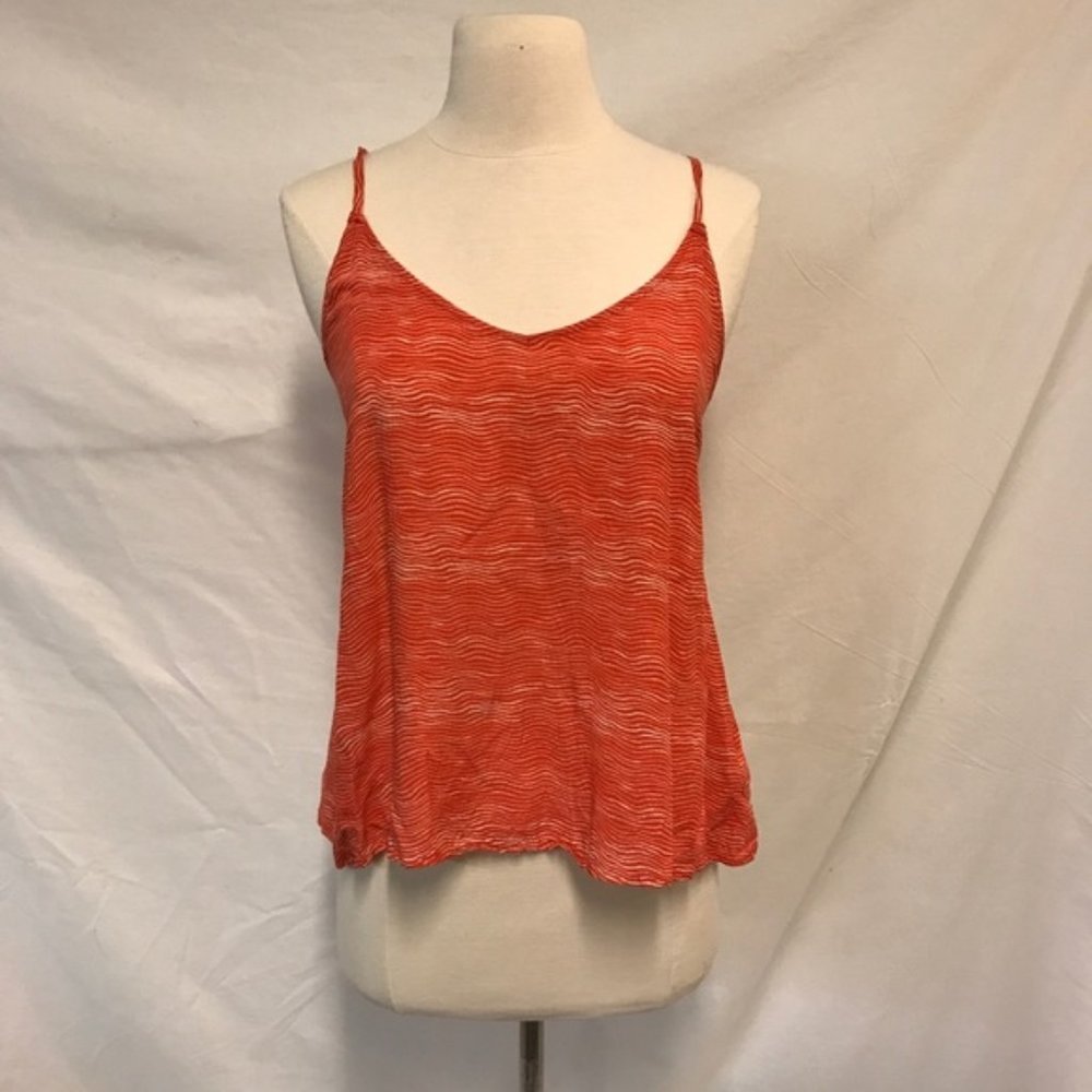 Orange & Cream with open back Top